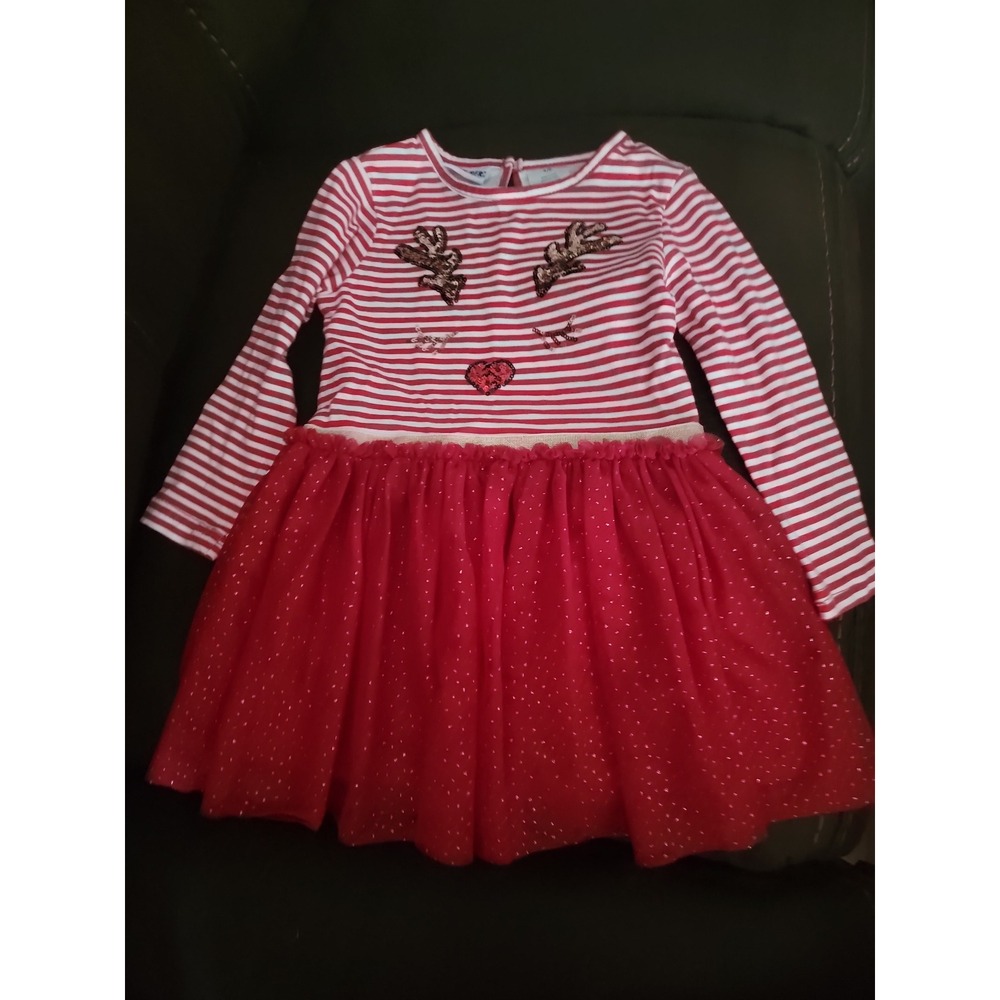 Blueberri‎ boulevard Christmas holiday reindeer dress size 4 5